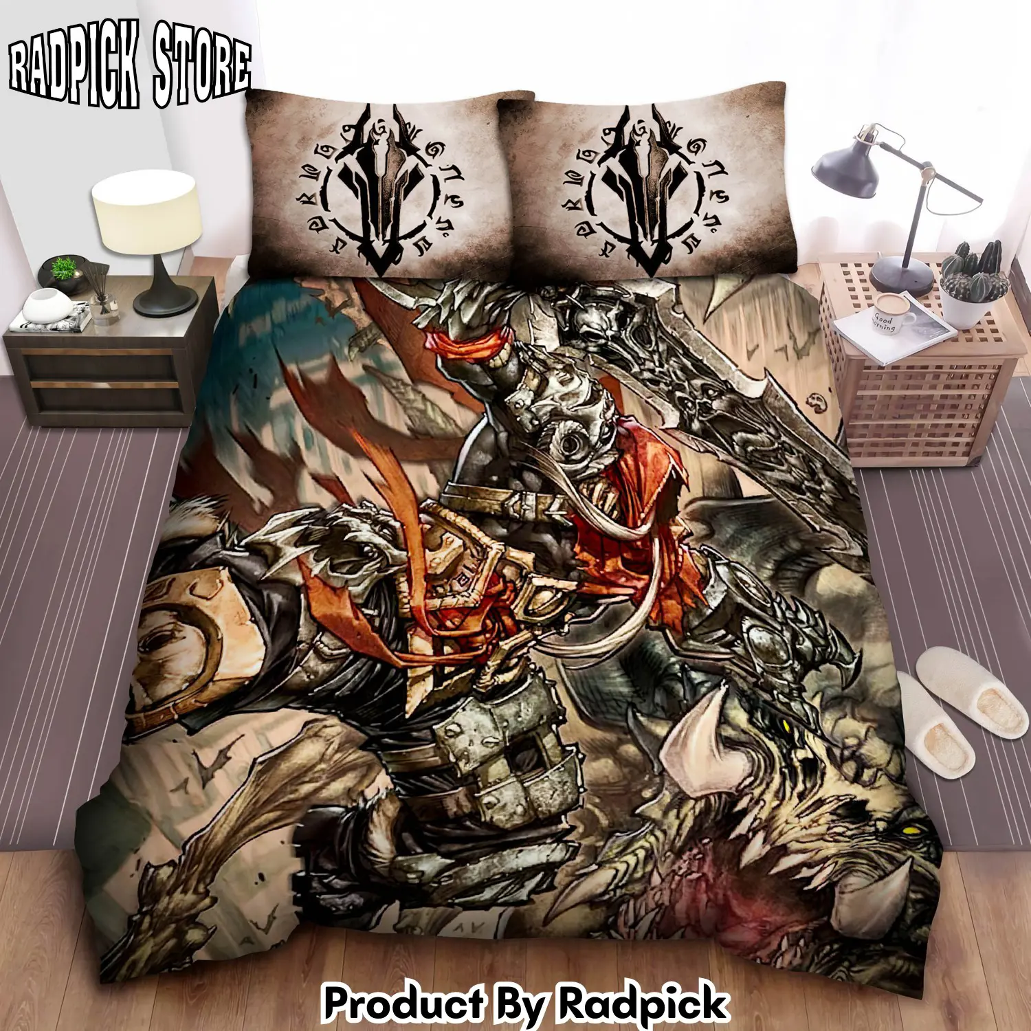 Radpick slashing demons duvet cover bedroom sets comfortable bedding sets rp3272293